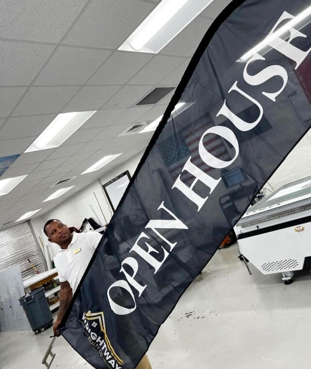 Real Estate Feather Flag